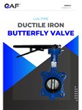 AF Hydro ductile iron lug type butterfly valves catalogue cover