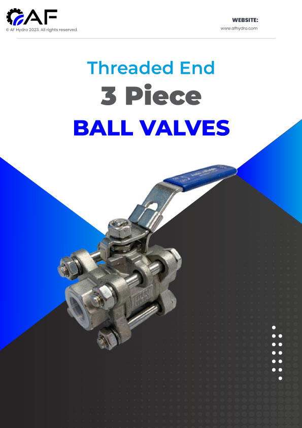 3 pc Ball Valves
