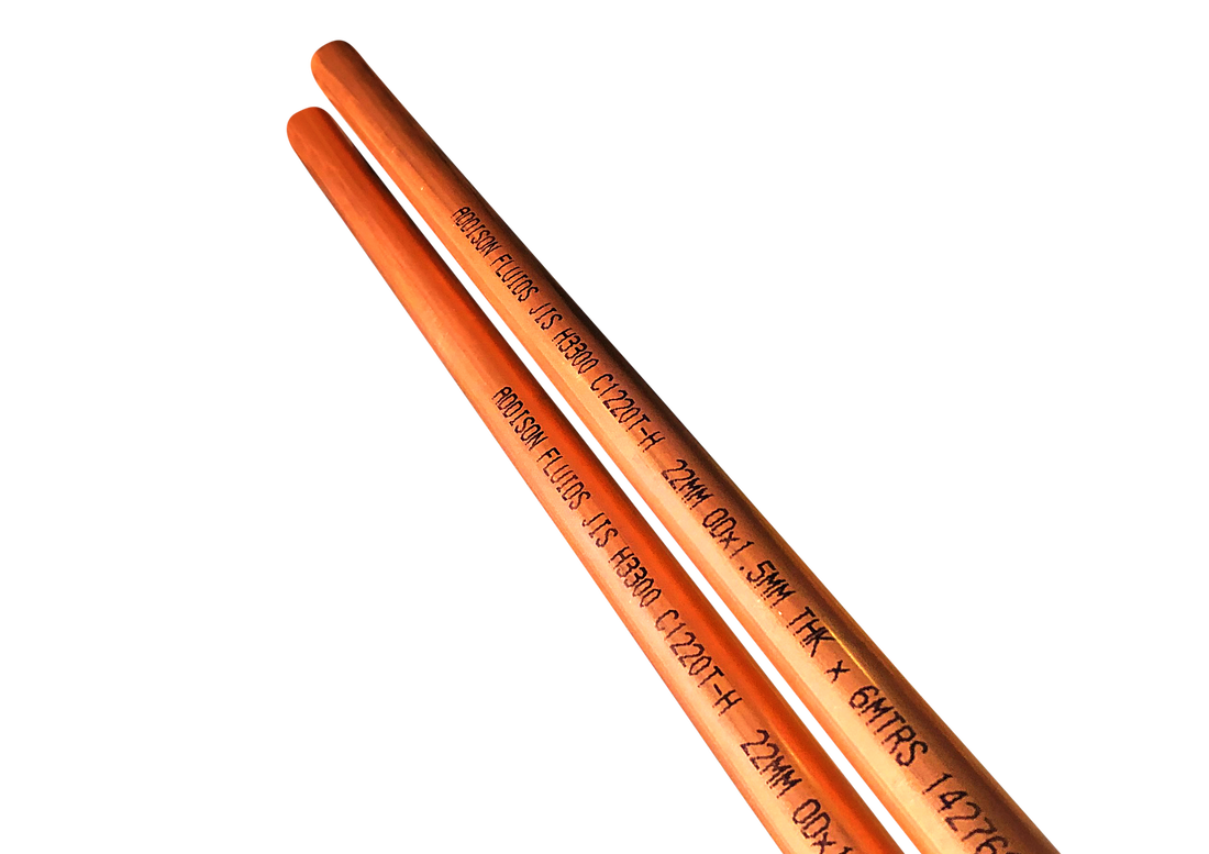 Stamping on Copper Pipe